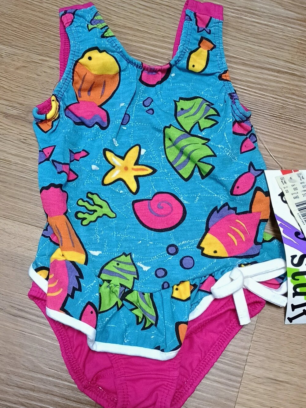 Vintage 90s Body Stuff Infant One-Piece Swimsuit | 24 Months | Retro